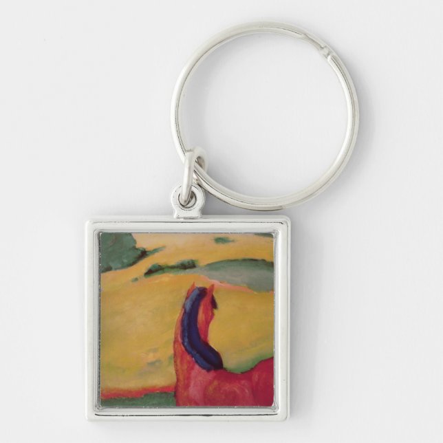 Horse in a landscape, 1910 key ring (Front)