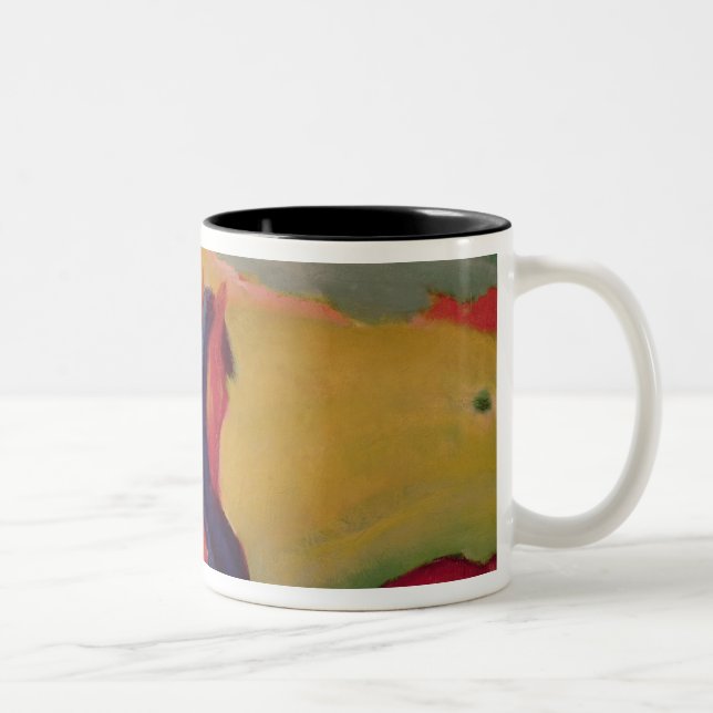 Horse in a landscape, 1910 Two-Tone coffee mug (Right)