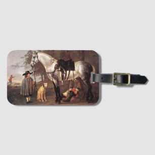 Horse in a Landscape Aelbert Cuyp Luggage Tag