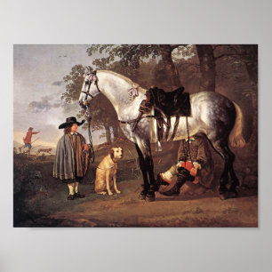 Horse in a Landscape Aelbert Cuyp  Poster