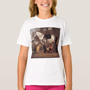 Horse in a Landscape Aelbert Cuyp   T-Shirt