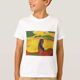 Horse in a landscape by Franz Marc T-Shirt