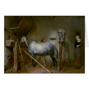 Horse in a Stable, c.1652-54 (oil on panel)