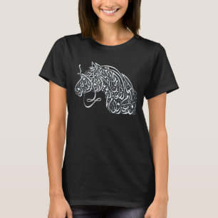 Horse In Arabic Letters T-Shirt