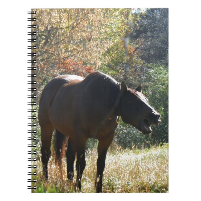 Horse in Autumn Notebook (Front)