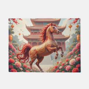 Horse in china year doormat