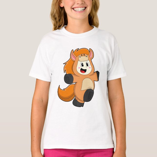 Horse in Costume T-Shirt (Front)