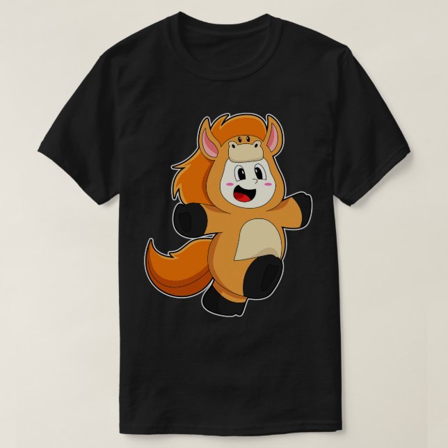 Horse in Costume T-Shirt (Design Front)