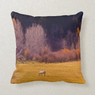 Horse In Fall I Cushion