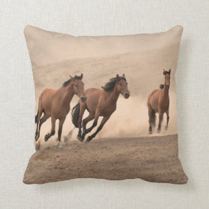 Horse In Fall II Cushion