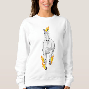 Horse in Flame Sweatshirt