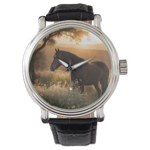 Horse in landscape  watch
