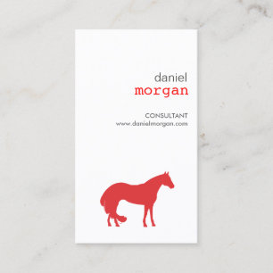 HORSE in RED Business Card