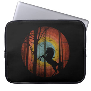 HORSE IN THE WOODS FOREST LAPTOP SLEEVE