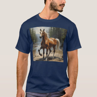 horse in wildlife funny T-Shirt