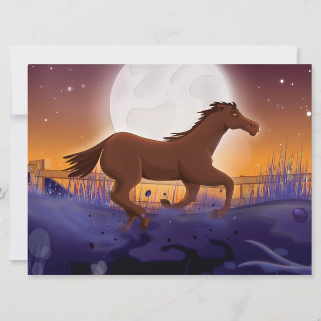 Horse Invitation (Front)