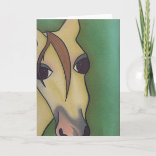 Horse is a Horse Ofcourse by Robyn Feeley Card