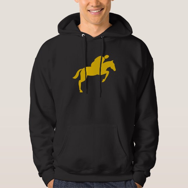 Horse Jumping - Amber Hoodie (Front)