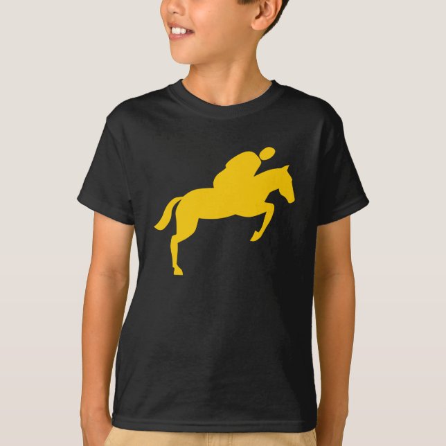 Horse Jumping - Amber T-Shirt (Front)