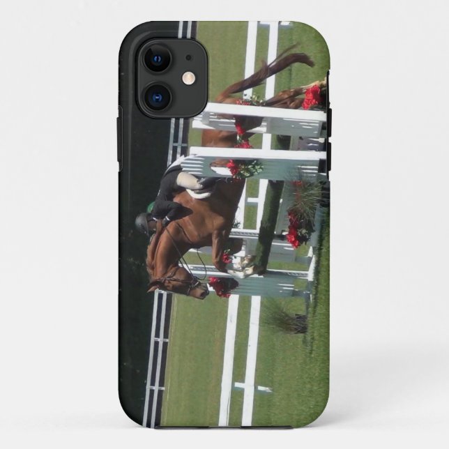 horse jumping, derby horse Case-Mate iPhone case (Back)