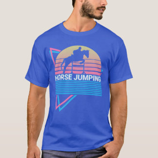 Horse Jumping Retro family T-Shirt