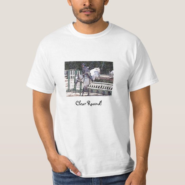 Horse Jumping shirt - Clear Round! (Front)