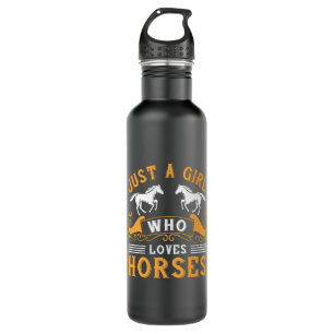Horse - Just A Girl Who Loves Horses 710 Ml Water Bottle