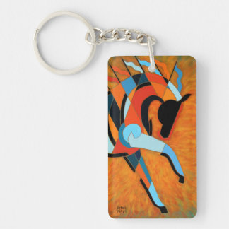 Horse Key Chain or Key Ring, SunDancer of the Fire