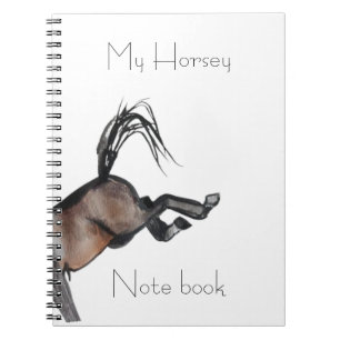 horse kicking notebook