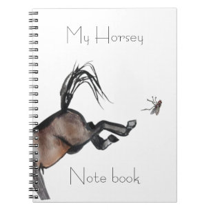 horse kicking notebook