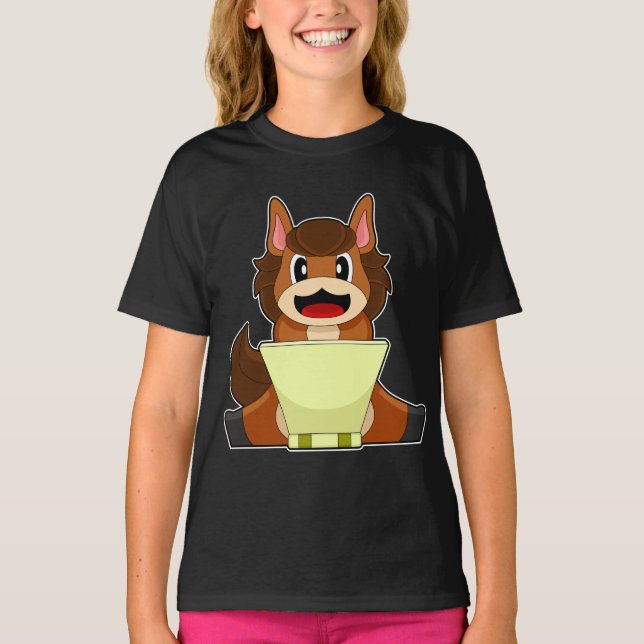 Horse Laptop T-Shirt (Front)