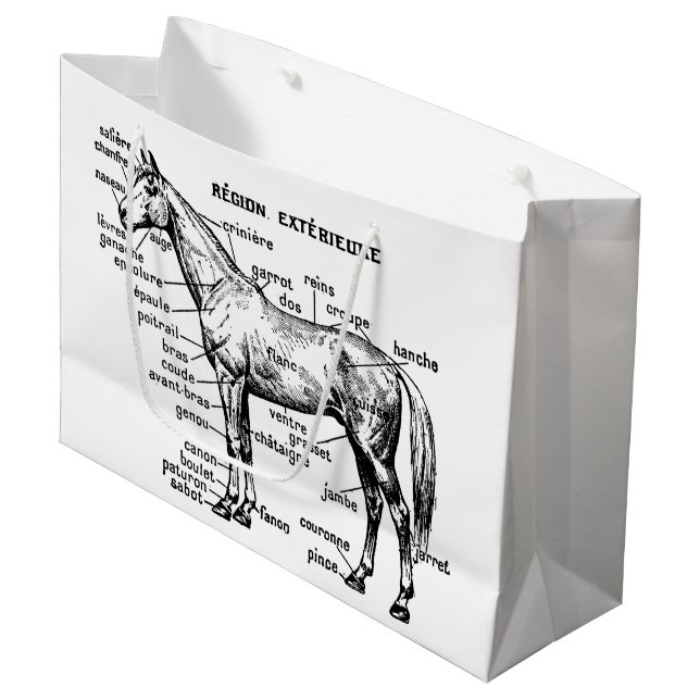 Horse Large Gift Bag (Front Angled)