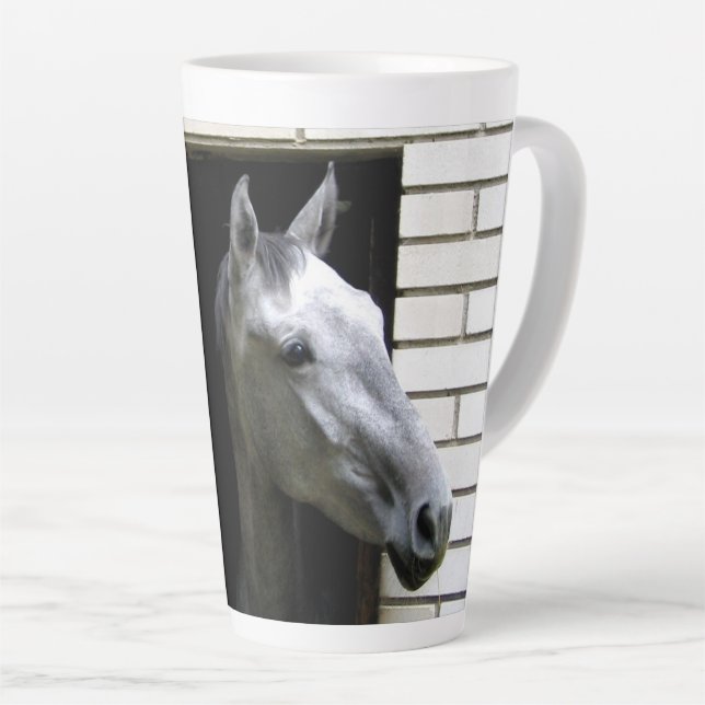 Horse Latte Mug (Right Angle)