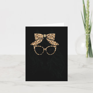 Horse Leopard Bandanna For Horseback Riding Horse  Card