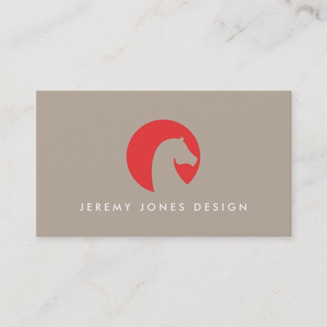 HORSE LOGO No. 1 Business Card (Front)