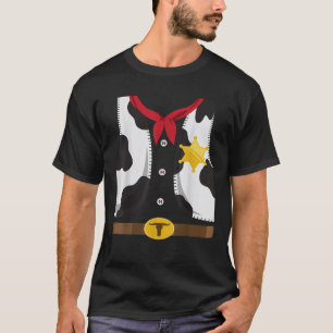 Horse Love Cowgirl Cowboys Sheriff Western Hallowe T-Shirt