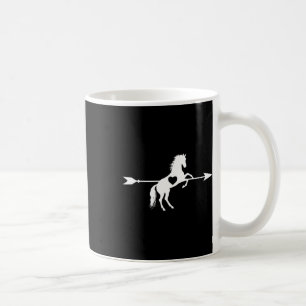 Horse Love Cupid Arrow Horse Heart Horses Lover Eq Coffee Mug