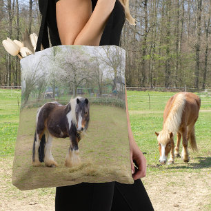 Horse love - cute tinker tote bag