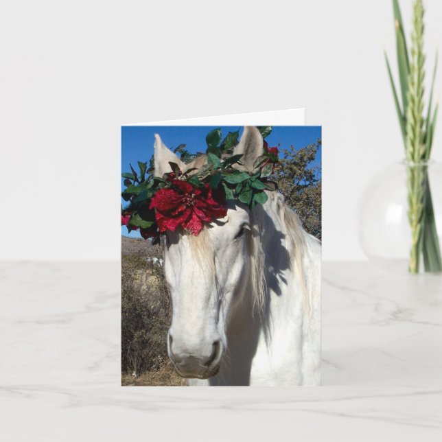 Horse Love Holiday Card (Front)
