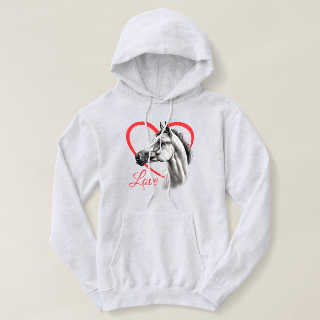 Horse Love  Hoodie (Design Front)