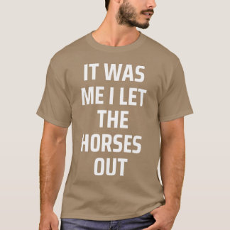 Horse Love Horses dad Farm Equestrian fathers day  T-Shirt