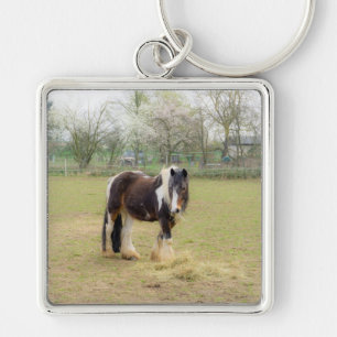 Horse love key ring