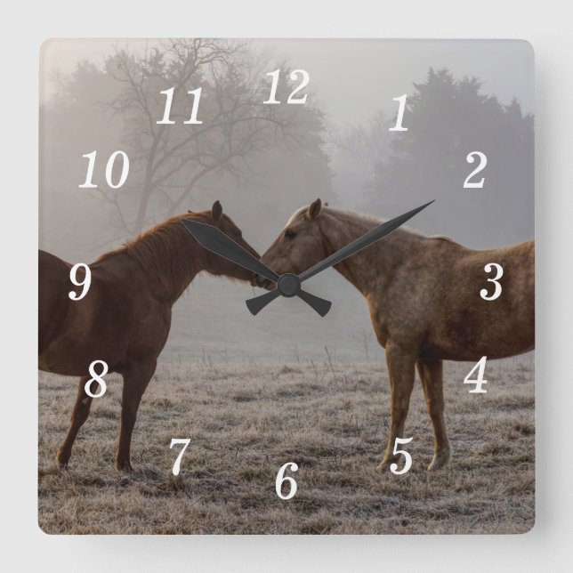 Horse Love Wall Clock (Front)