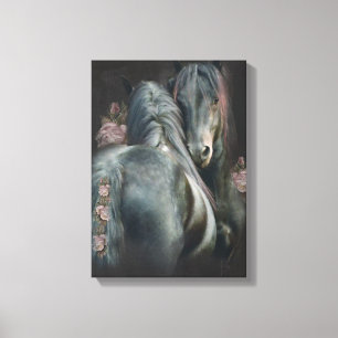Horse Love - Wrapped Canvas