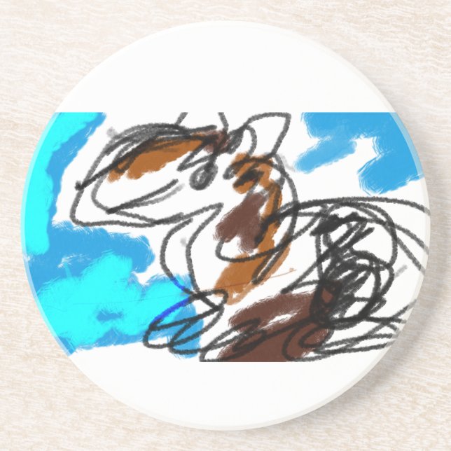 Horse lover  coaster (Front)