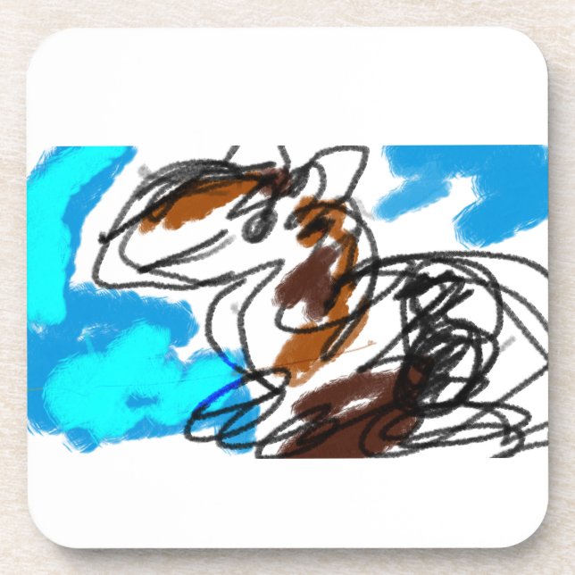 Horse lover  coaster (Front)