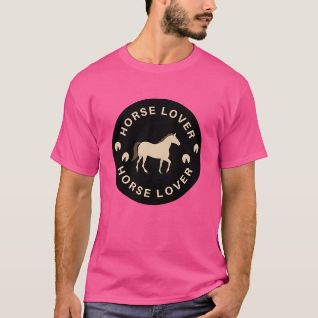 Horse Lover Design boy T-Shirt (Front)