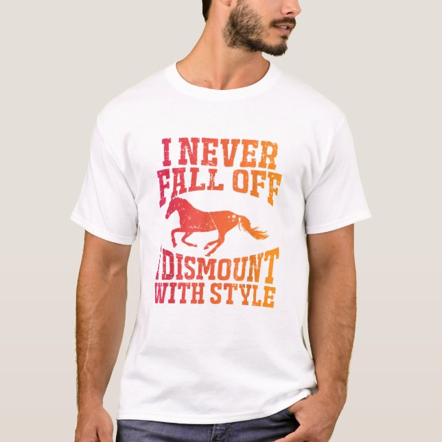  Horse Lover Equestrian Horse T Shirt T Shirt (Front)