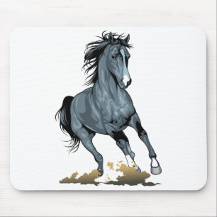 Horse Lover Equestrian Pony Horses Cowgirl Cowboy Mouse Mat