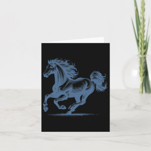 Horse Lover Equestrian Rider Horseback Riding Grap Card